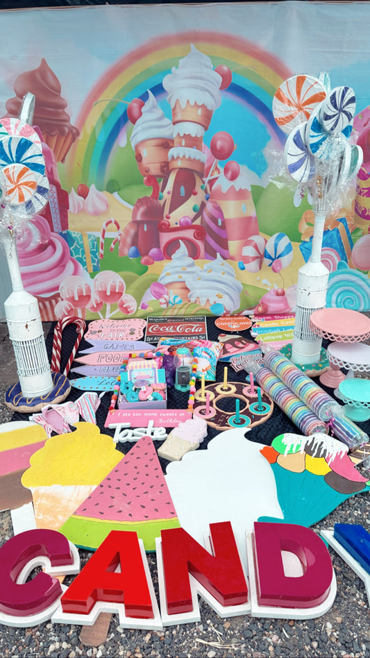 Candyland decor kit