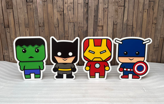 Mini Superhero Cutouts