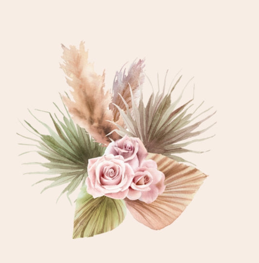 Dried Pink Florals